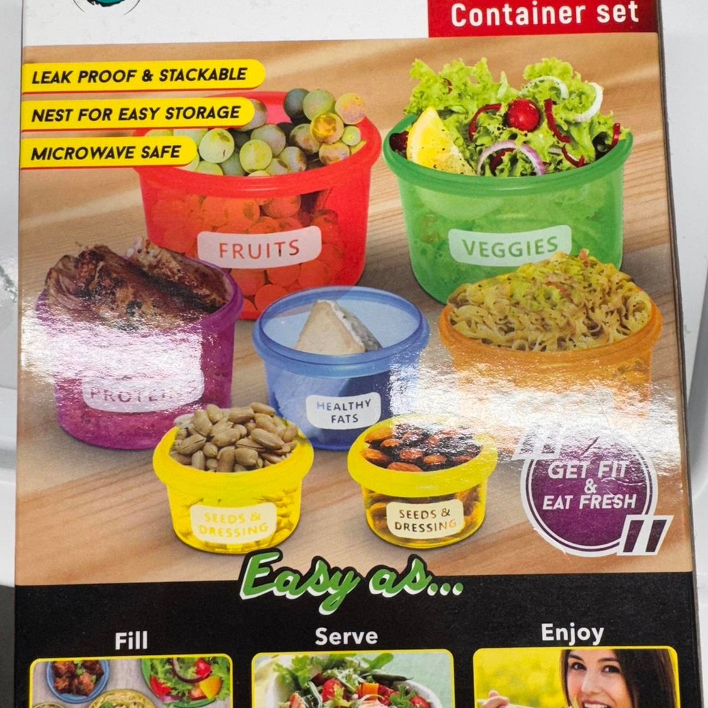 Eternal 14 piece portion control container set'